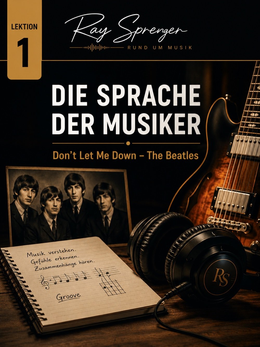 Frontblatt Lektion 1 – Don’t Let Me Down von The Beatles